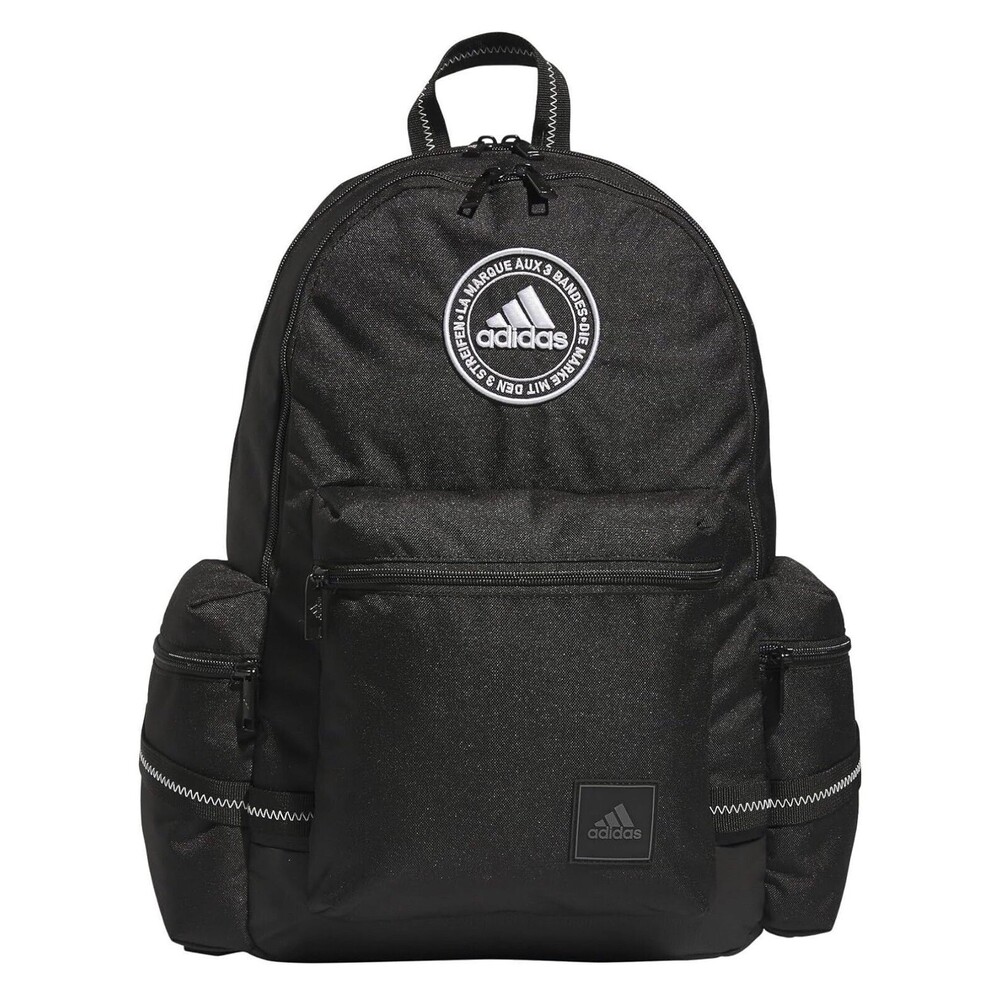 adidas City Icon Backpack Black One Size 16” Laptop Storage - Picture 2 of 3